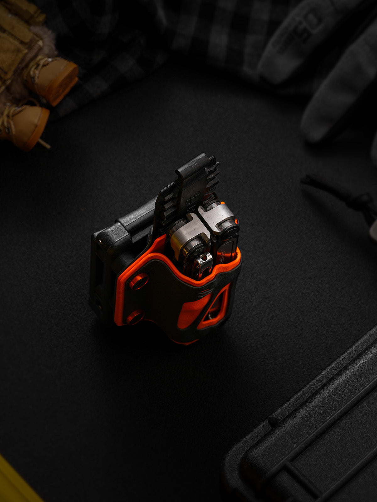 TacticalGeek TX16 Multi-Tool Sheath for Leatherman ARC& Bit Kit Set Orange Skeletonized-4