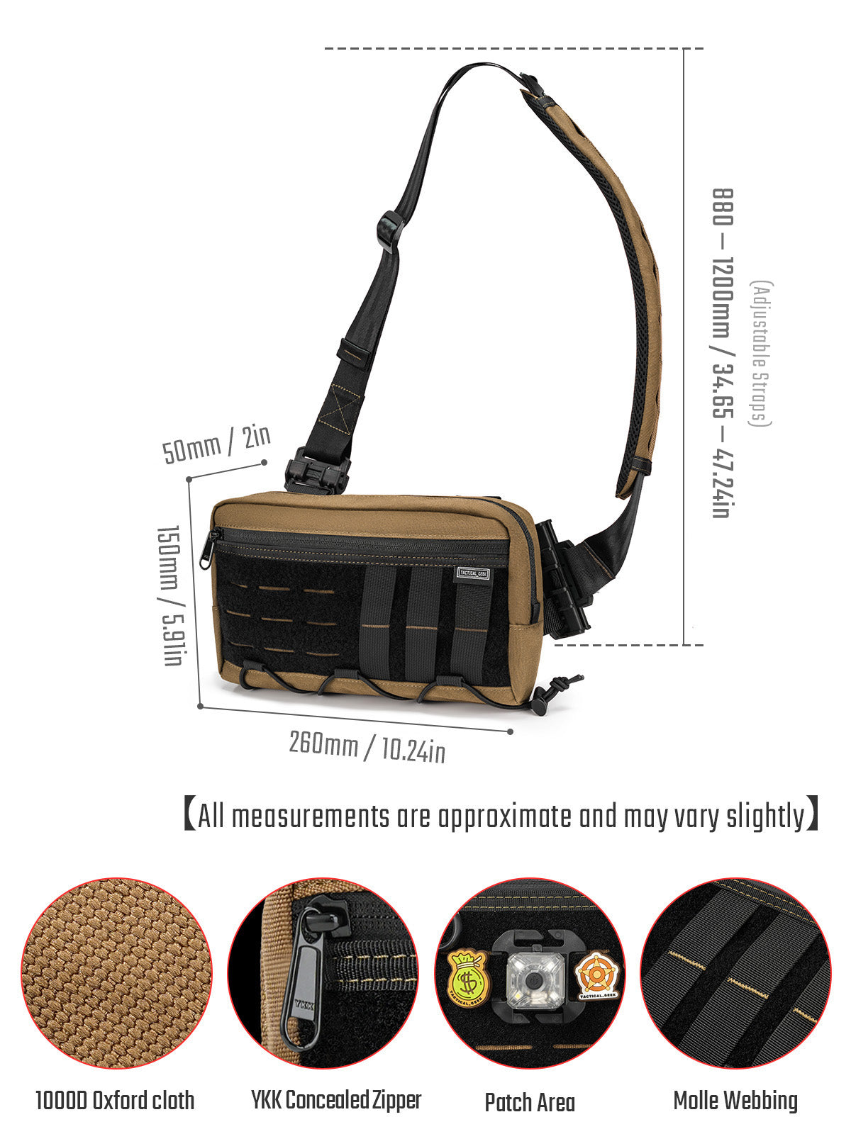 Cache L3C EDC Shoulder Bag