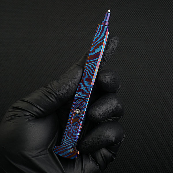 TActuator12 LIMITED Edition Bolt Action Titanium Tactical Pen (Geek-Ti)