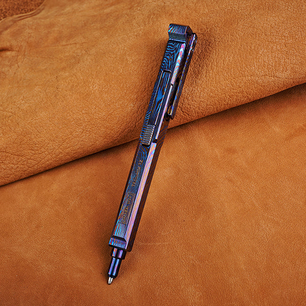 TActuator12 LIMITED Edition Bolt Action Titanium Tactical Pen (Geek-Ti)