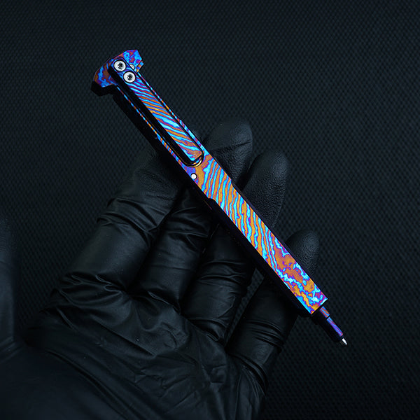 TActuator12 LIMITED Edition Bolt Action Titanium Tactical Pen (Geek-Ti)