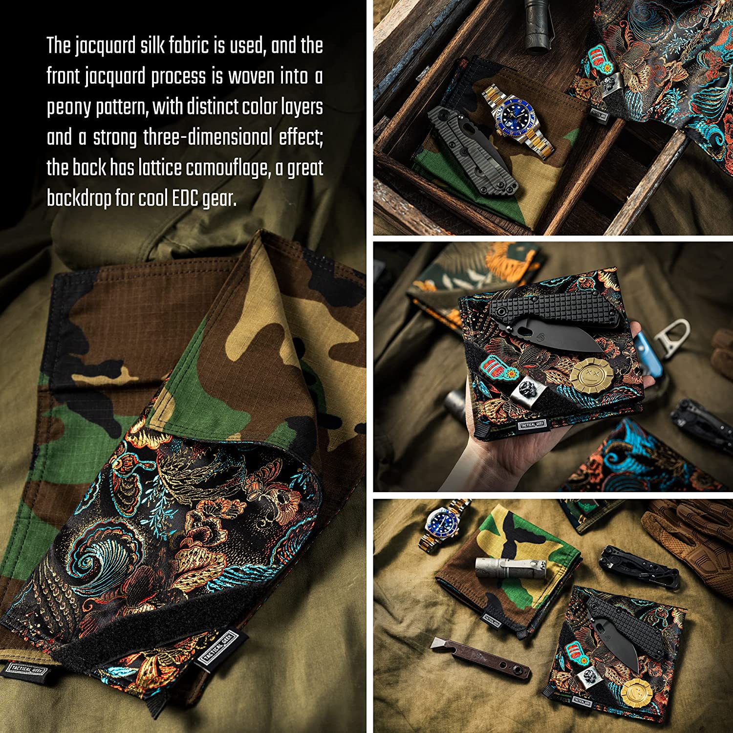 PCB5 Peony Knife Handkerchief