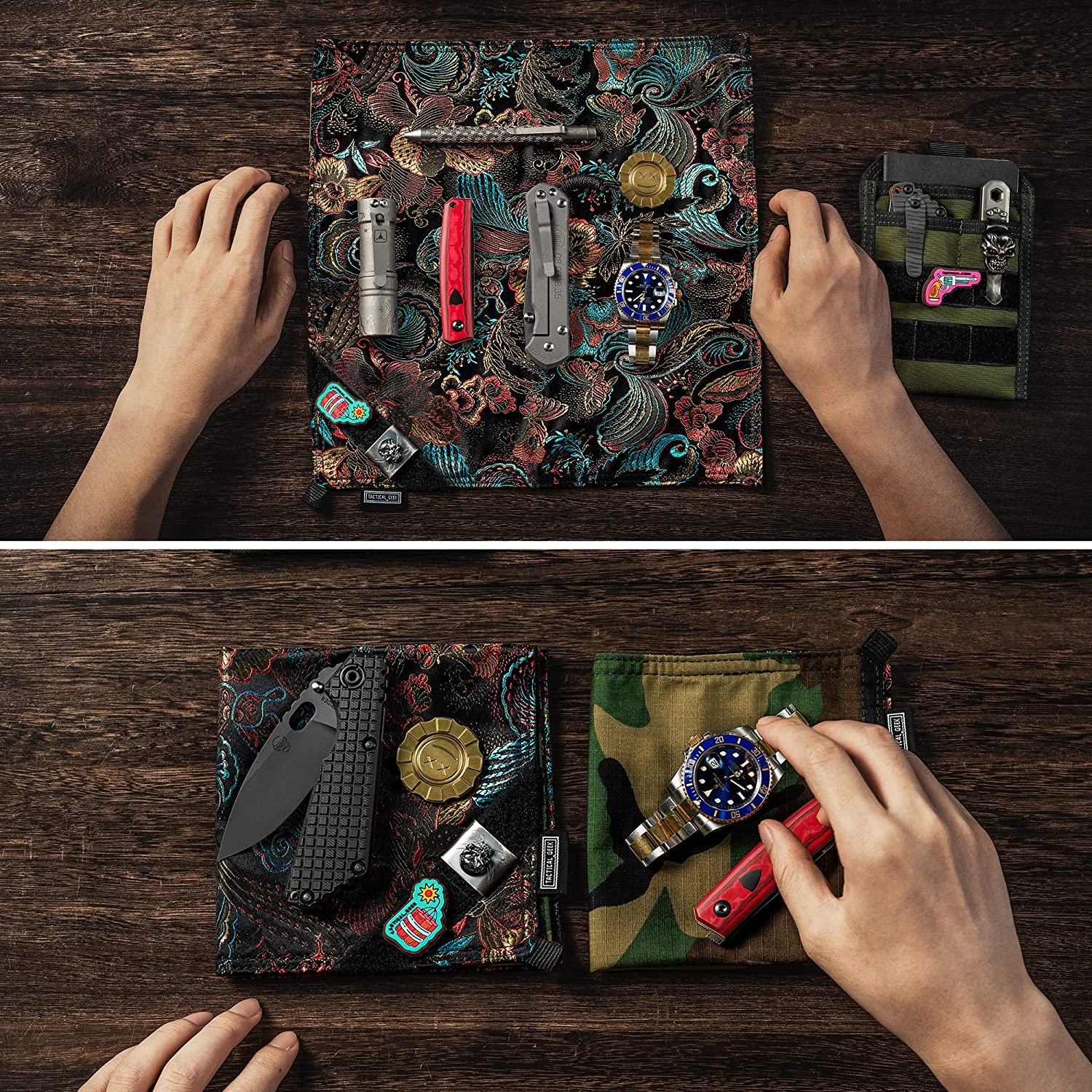 PCB5 Peony Knife Handkerchief