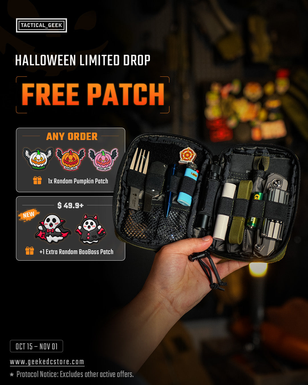 Halloween EDC Deals 2026: Get a Free Custom Patch With Any Order