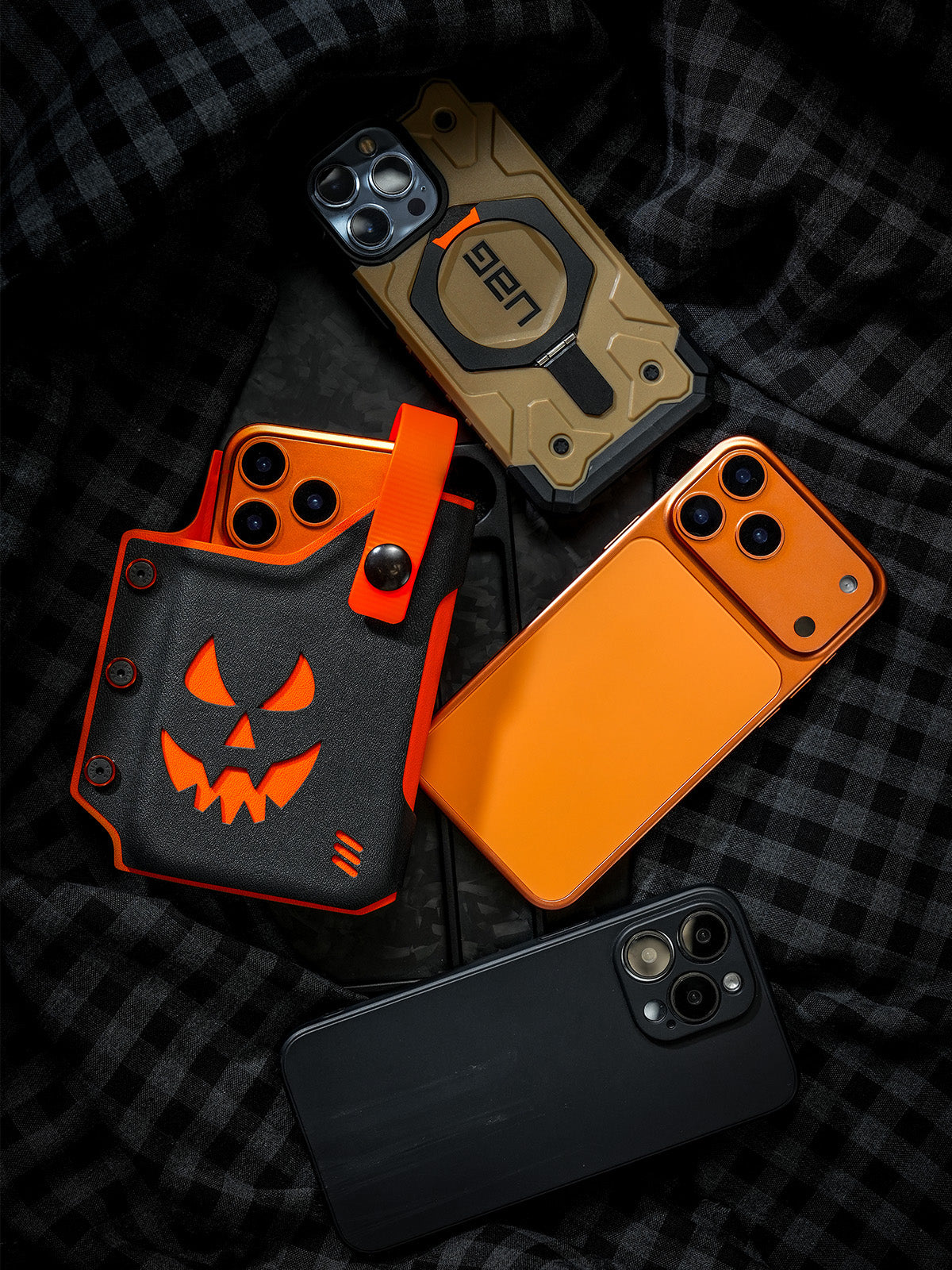 Pumpkin Slash Phone Case for iPhone 17 Pro & iPhone 17 Pro Max (Unique item）