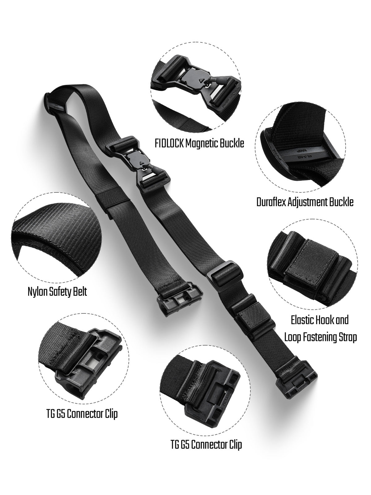 TGBelt8 Magnetic Buckle Shoulder Strap- As Featured on Kickstarter