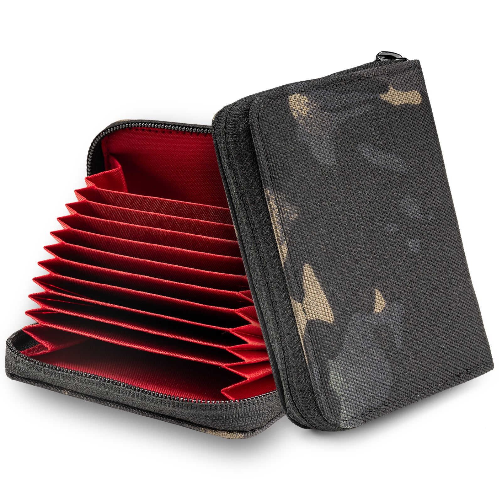 PC1 EDC Durable 11-Slot Nylon Card Holder for Credit Cards