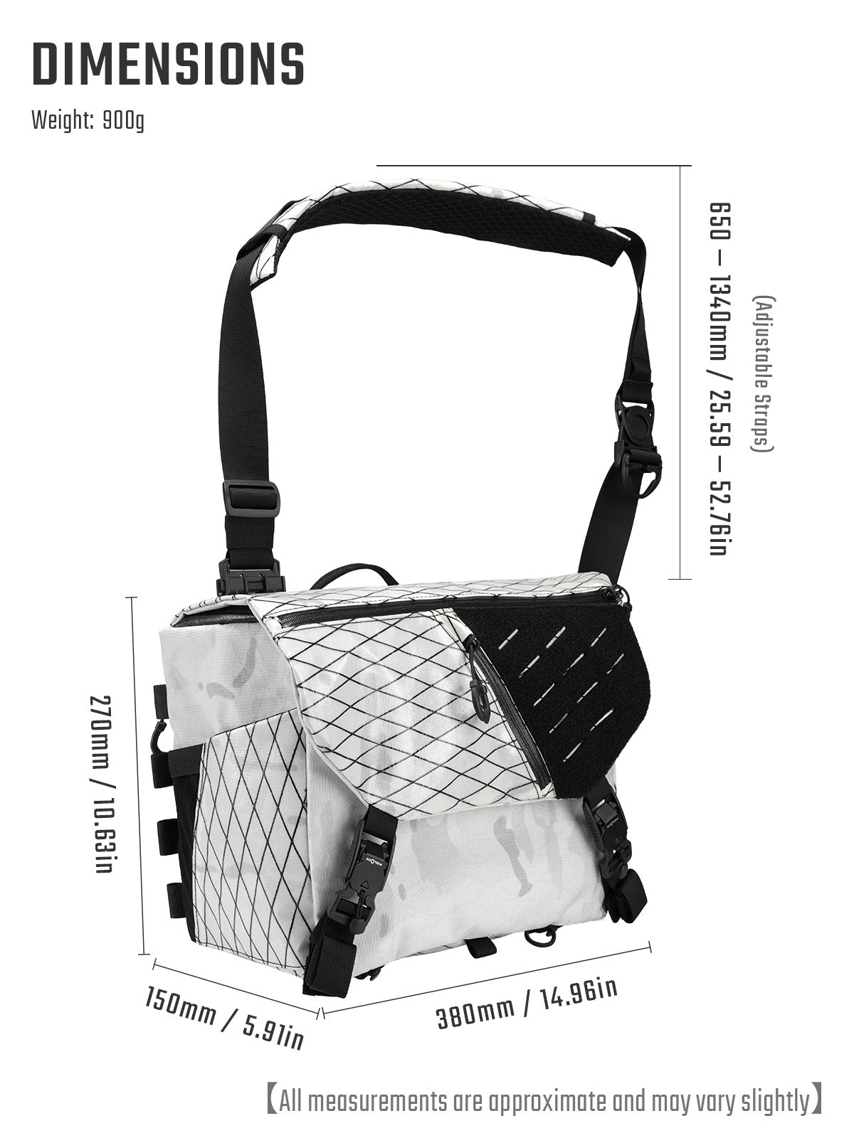 Cache L7 Messenger Bag (X-PAC) 15L [Ships in 30 Days]