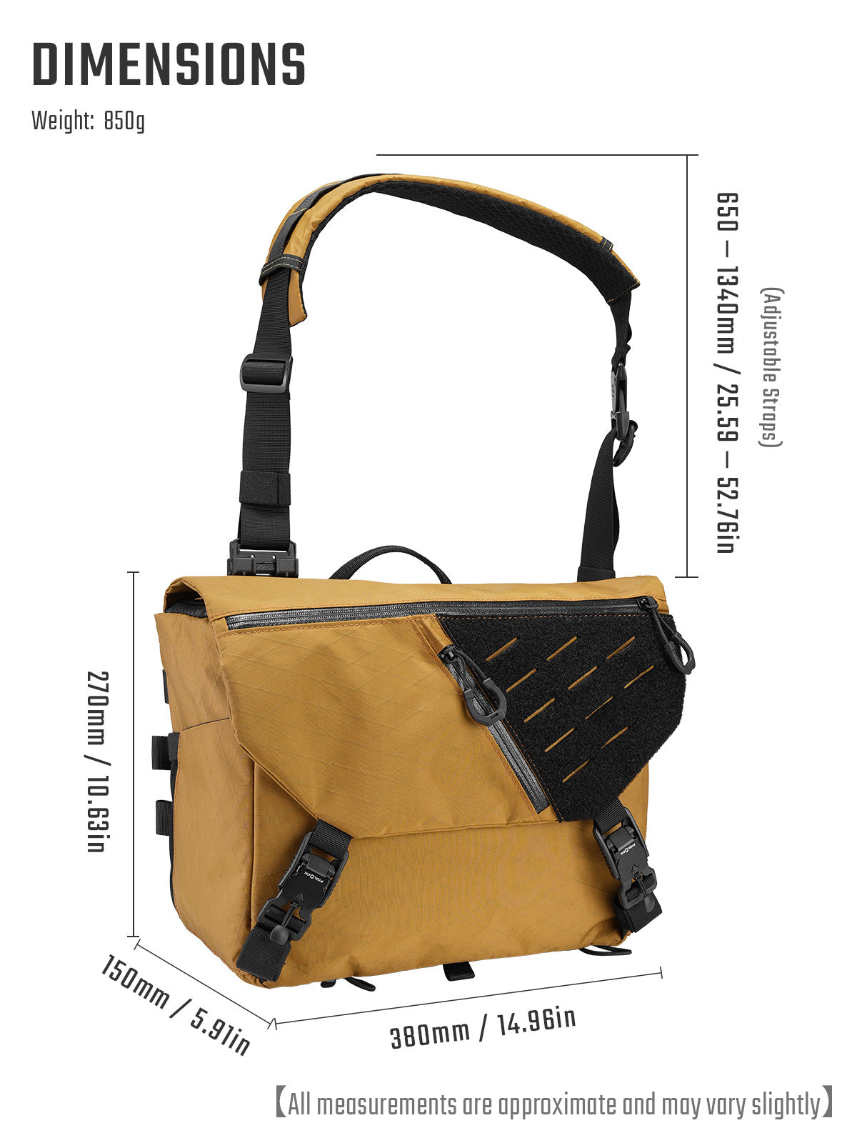 Cache L7 Messenger Bag (X-PAC) 15L [Ships in 30 Days]