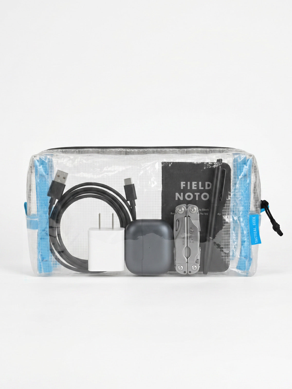 HS4 Clear Electronics Organizer Pouch