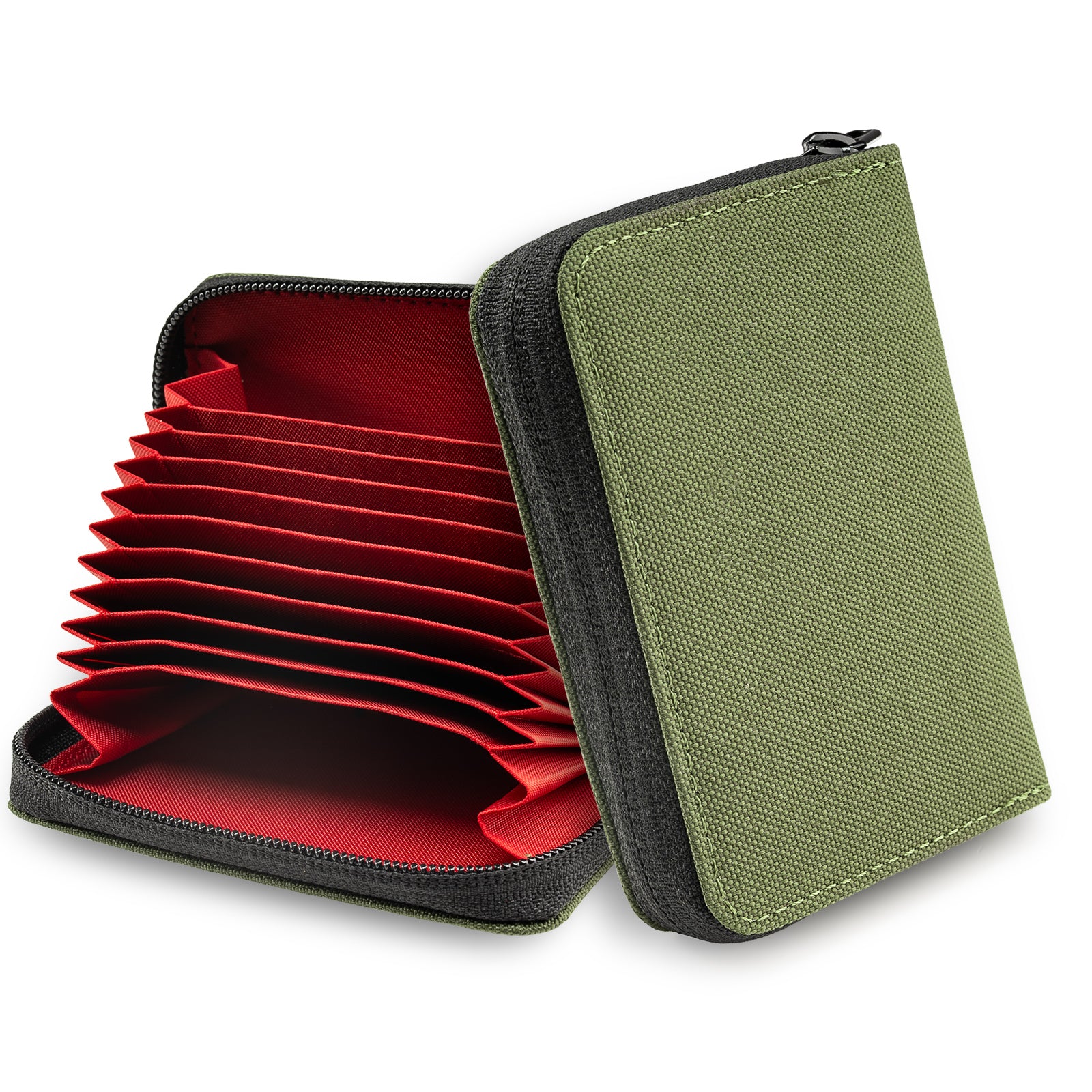 PC1 EDC Durable 11-Slot Nylon Card Holder for Credit Cards