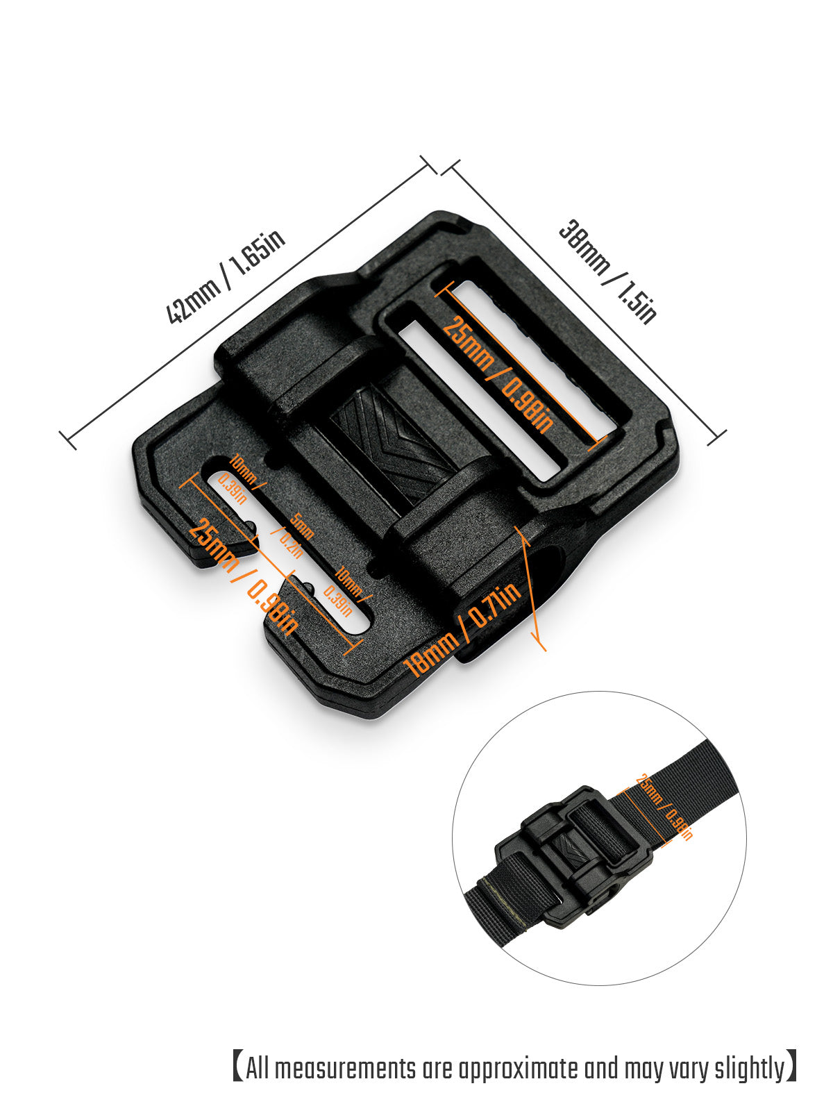 TGCode G9 Quick-Release Buckles