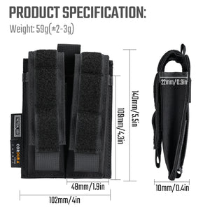 EXT9 Double Pistol Mag Pouch (BLACK)