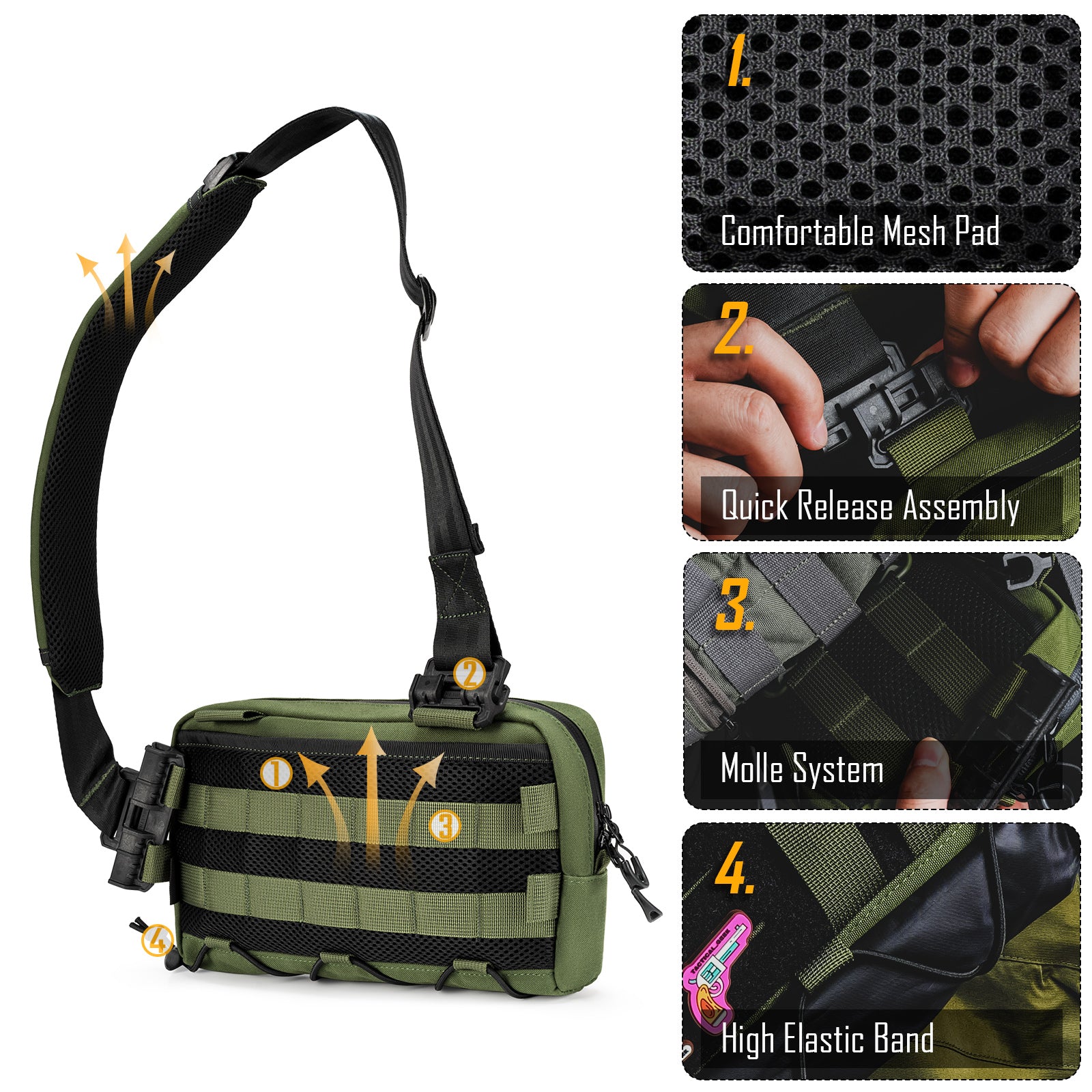 キャッシュ L3 EDC ショルダーバッグ （ブラック）
