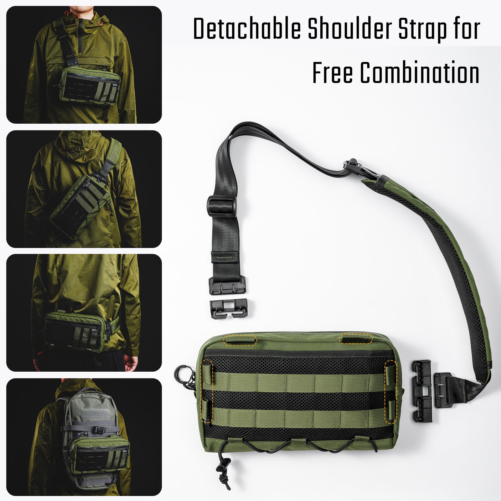キャッシュ L3 EDC ショルダーバッグ （ブラック）