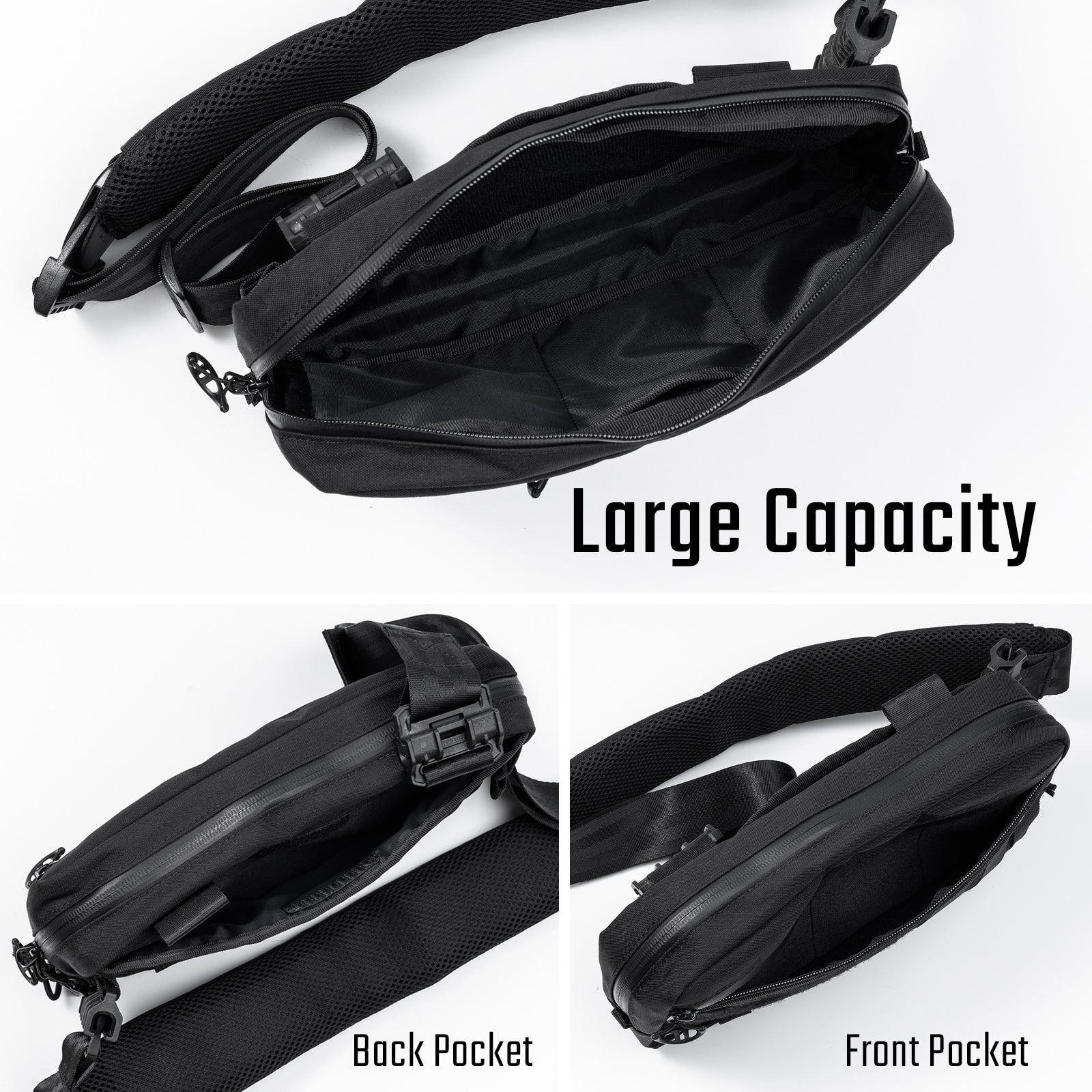 Cache L3 EDC Shoulder Bag （BLACK）