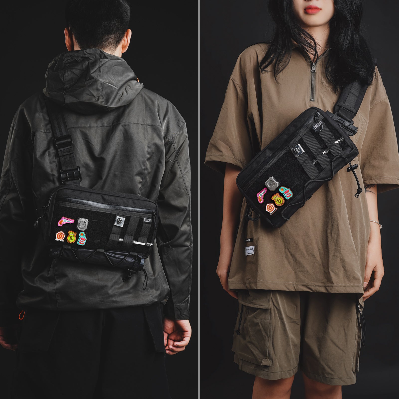 Cache L3 EDC Shoulder Bag （BLACK）