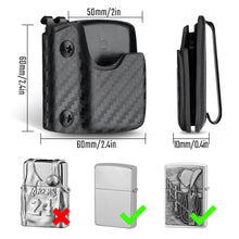 TX2 Zippo Lighter Sheath（CARBON FIBER）