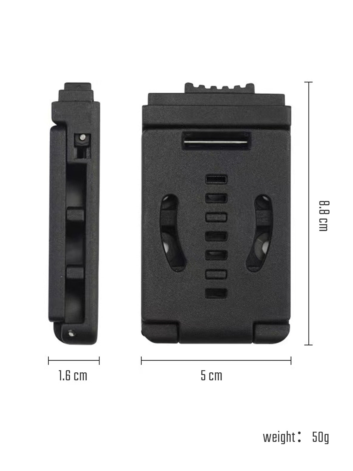 TGCode G7 Knife Clip Holster Tactical Belt Buckle/Clips