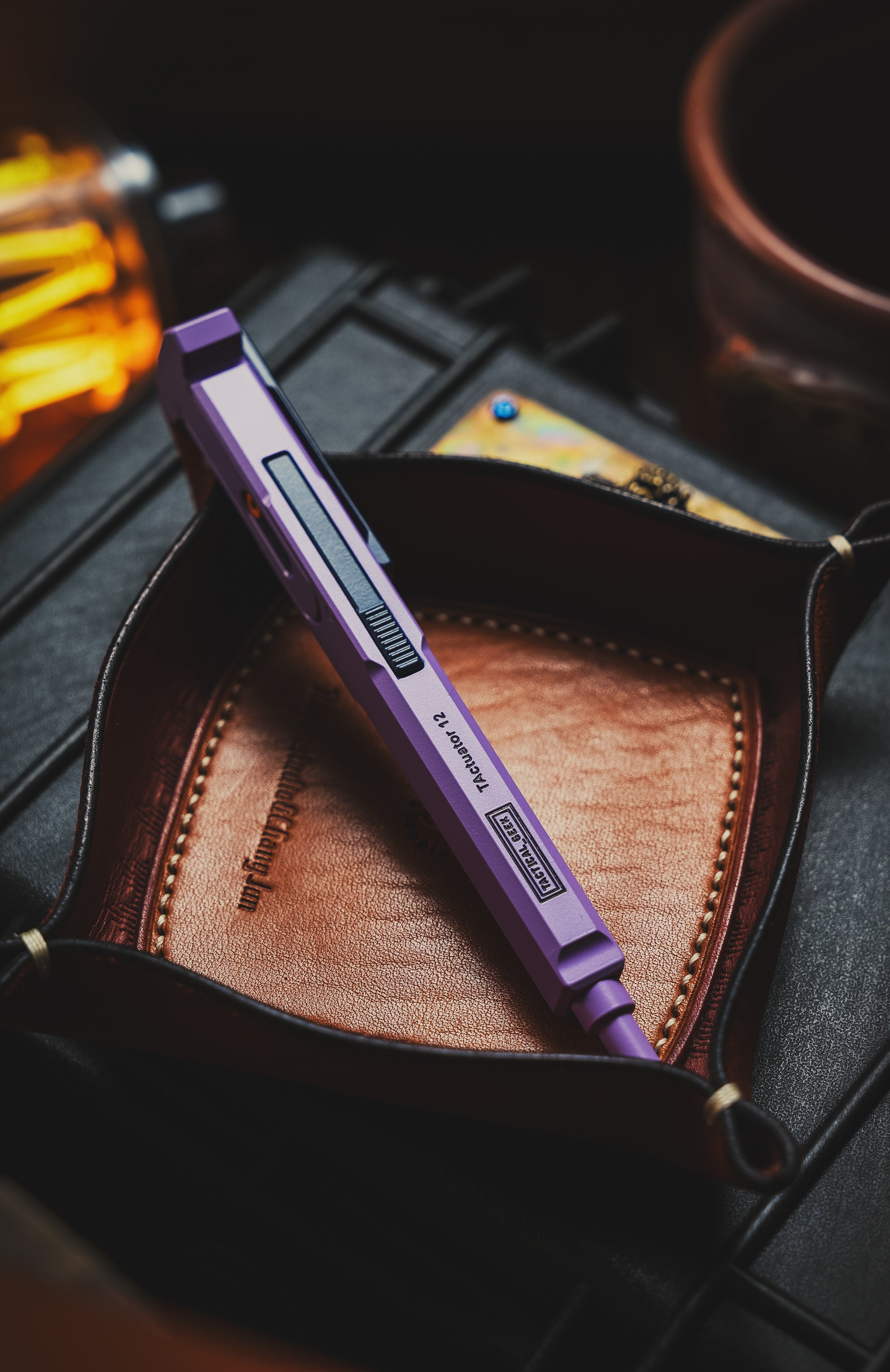 TActuator12 Limited Edition Tactical Pen(Sunset Purple)