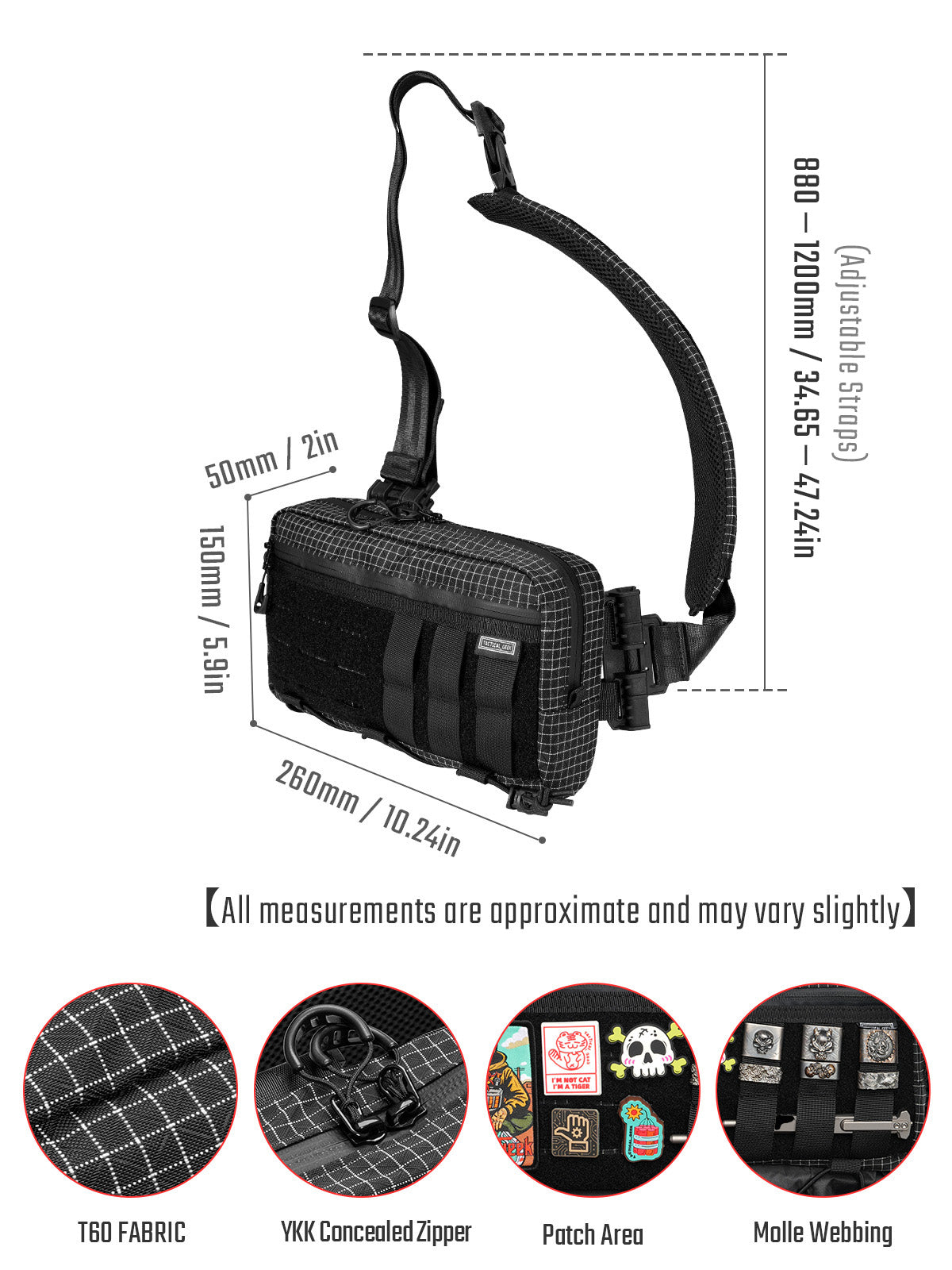 Cache L3 EDC Shoulder Bag