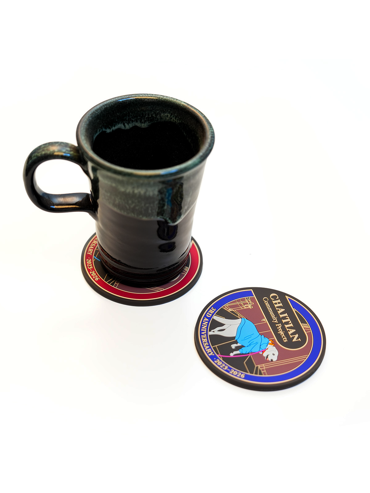 CHAI TIAN 3rd Anniversary Limited Edition Magnetic Silicone Coasters