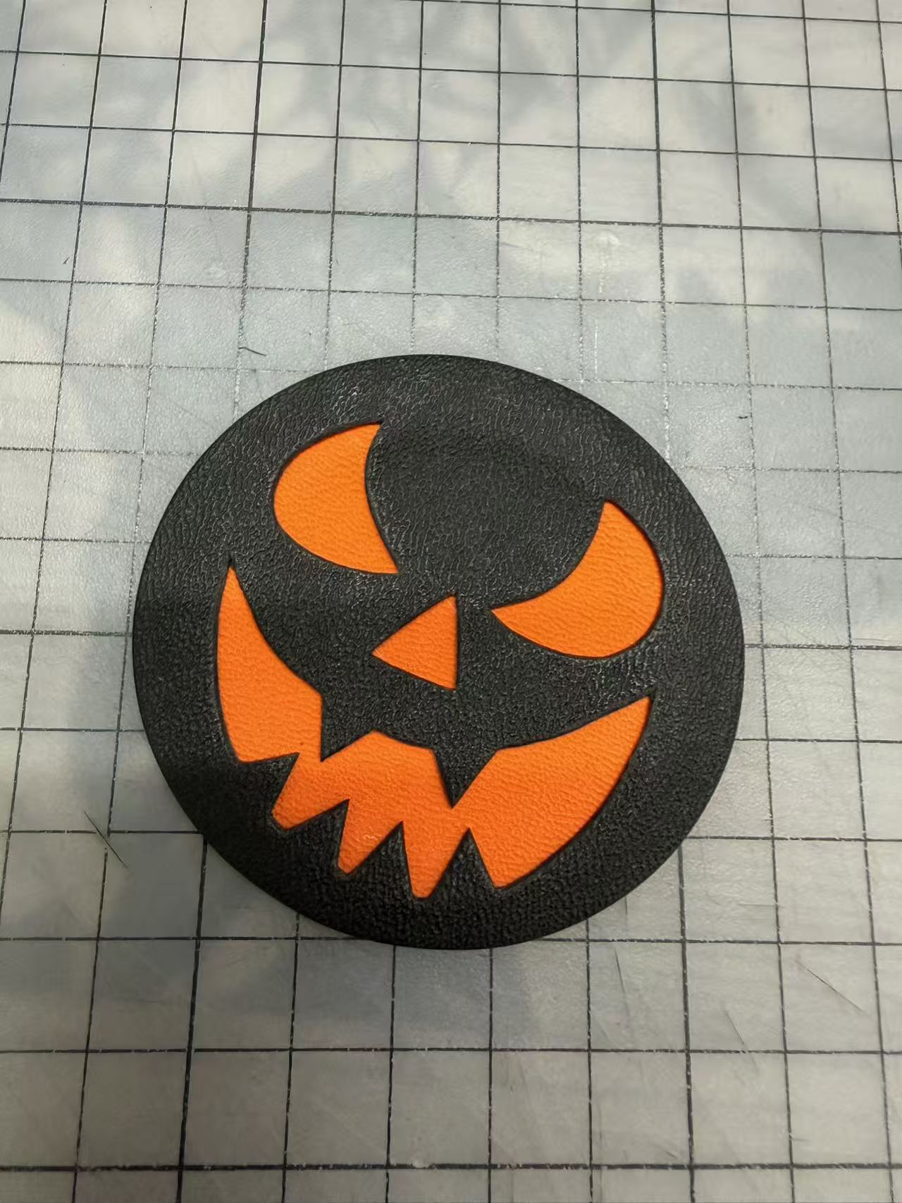 Kydex Horror Jack-O'-Lantern Strong Magnet Badge for Magsafe Phone (Craftsman Handmade,Only One Available)