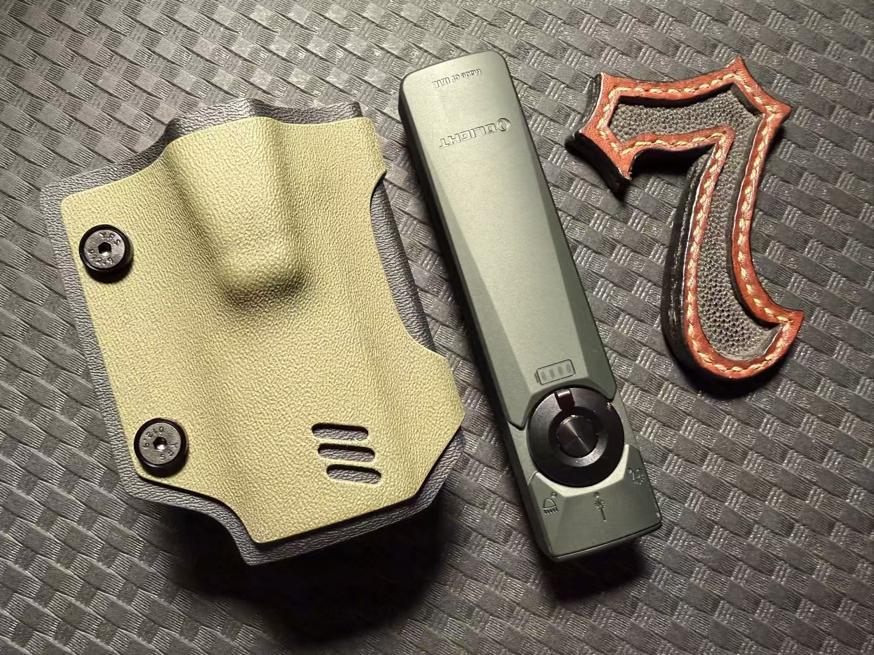Flashlight Sheath for olight arkfeld ultra (Craftsman Handmade, ships in 60 days)