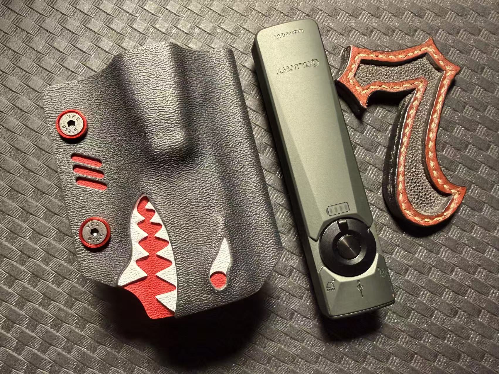 Flashlight Sheath for olight arkfeld ultra (Craftsman Handmade, ships in 30 days)
