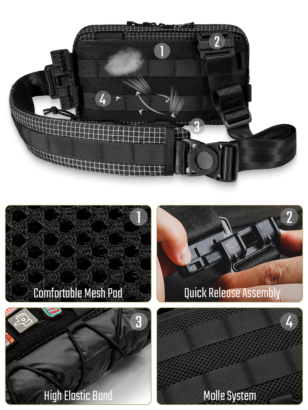 029019さん専用　TACTICALGEEK L3 TACTICAL GEEK Cache L3 EDC Shoulder Bag
