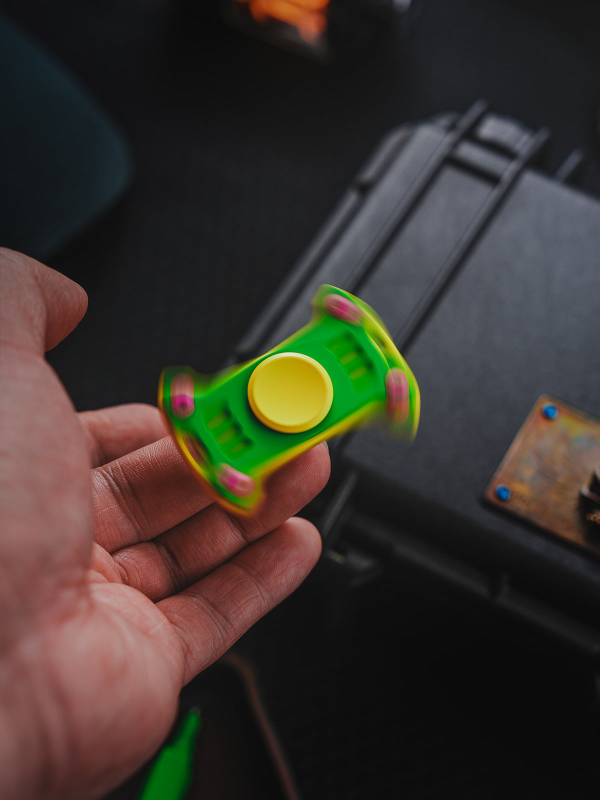 CooYoo × TACTICAL GEEK St. Patrick’s Day Edition Hammerhead Fidget Spinner