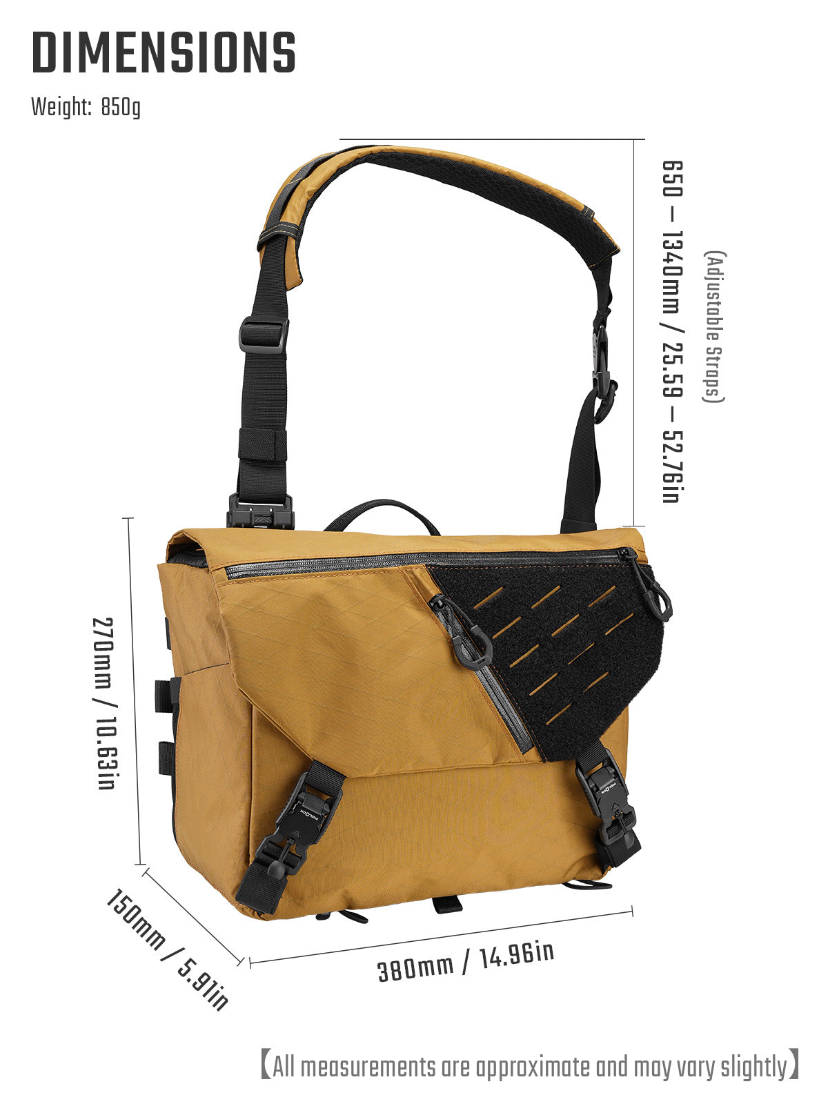 Cache L7 Messenger Bag (X-PAC) 15L