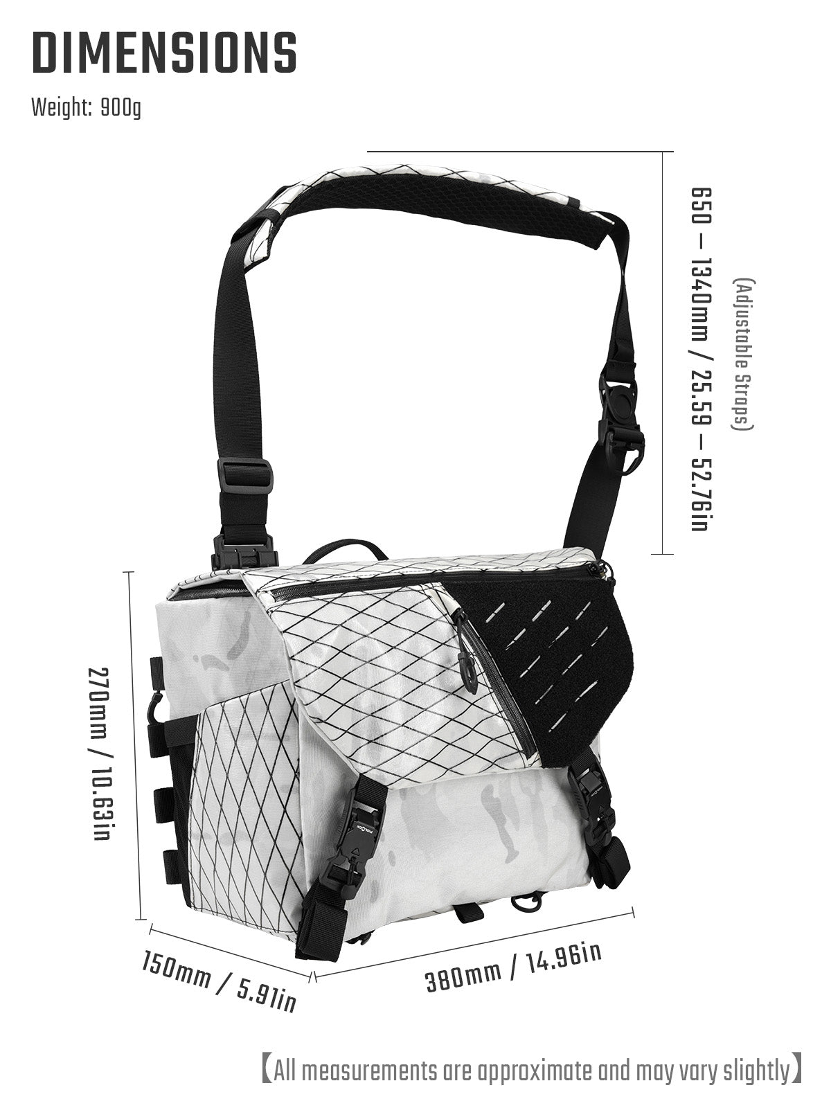 Cache L7 Messenger Bag (X-PAC) 15L