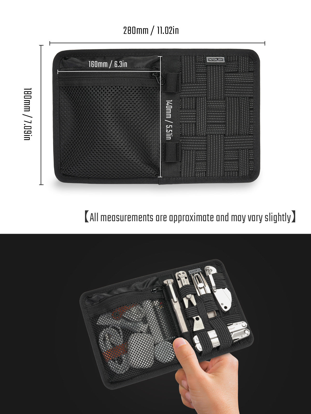 TCM10 EDC Organizer Board - Compatible with the Cache L3 PRO
