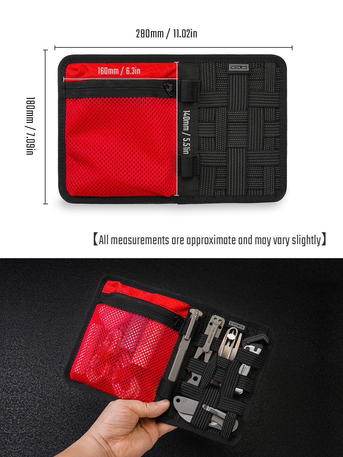 TCM10 EDC Organizer Board - Compatible with the Cache L3 PRO
