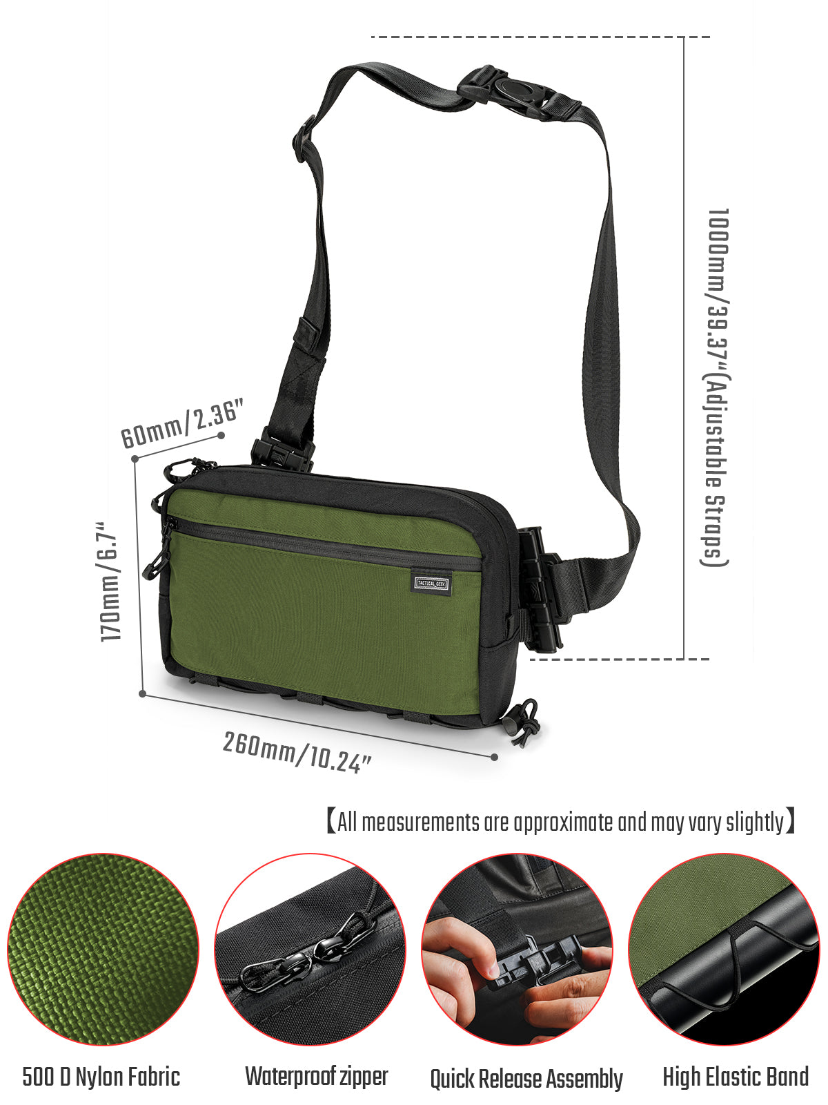 キャッシュ L4 EDC ショルダーバッグ （ブラック）