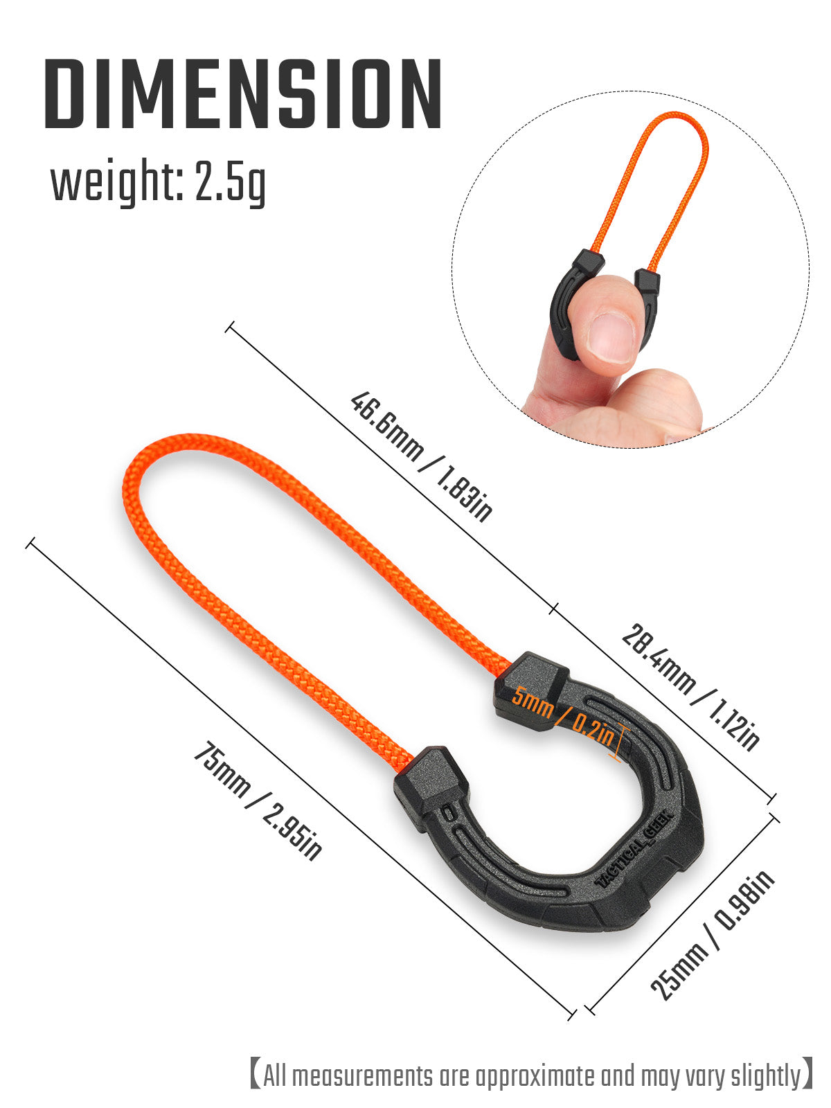 G14 Zipper Pulls（ 4 Pieces ）