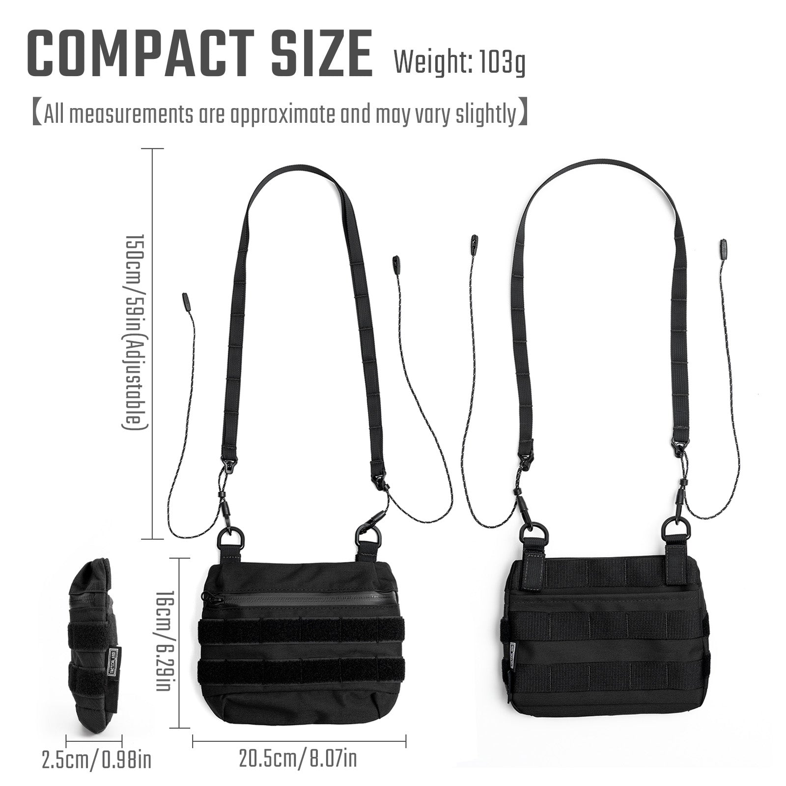キャッシュ L2 EDC バッグ (ブラック)