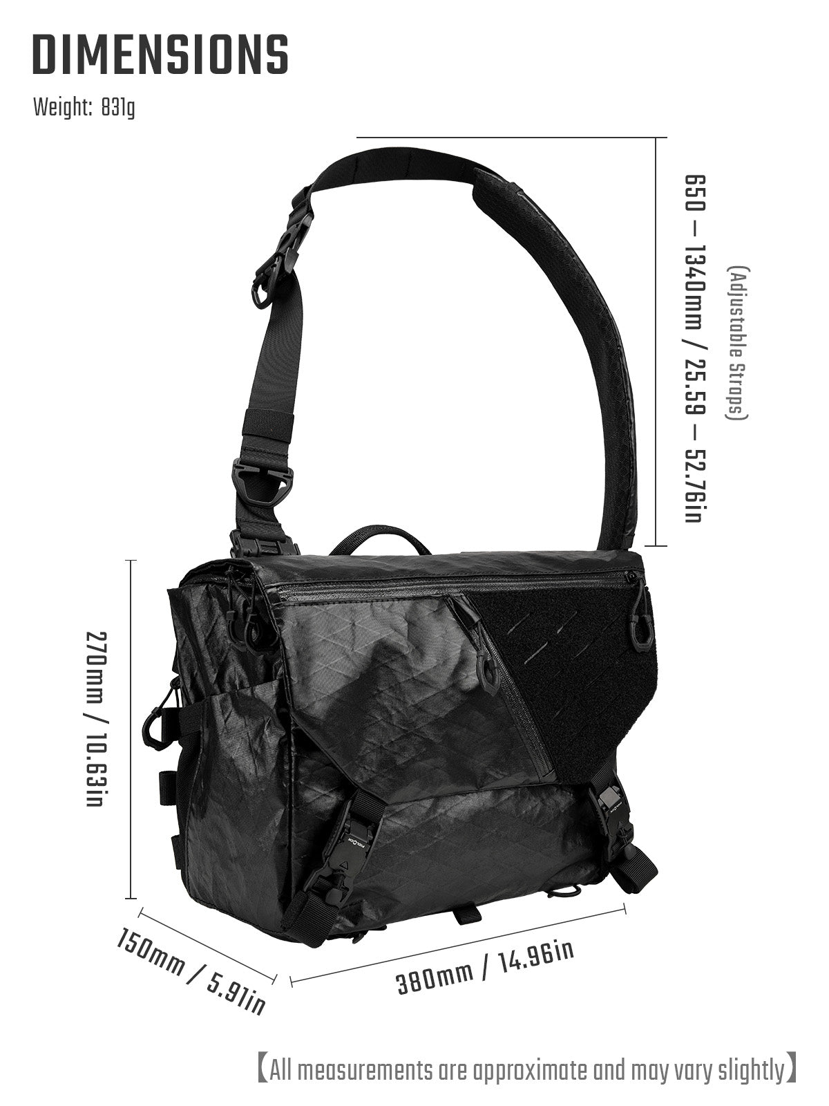 Cache L7 Messenger Bag (X-PAC) 15L