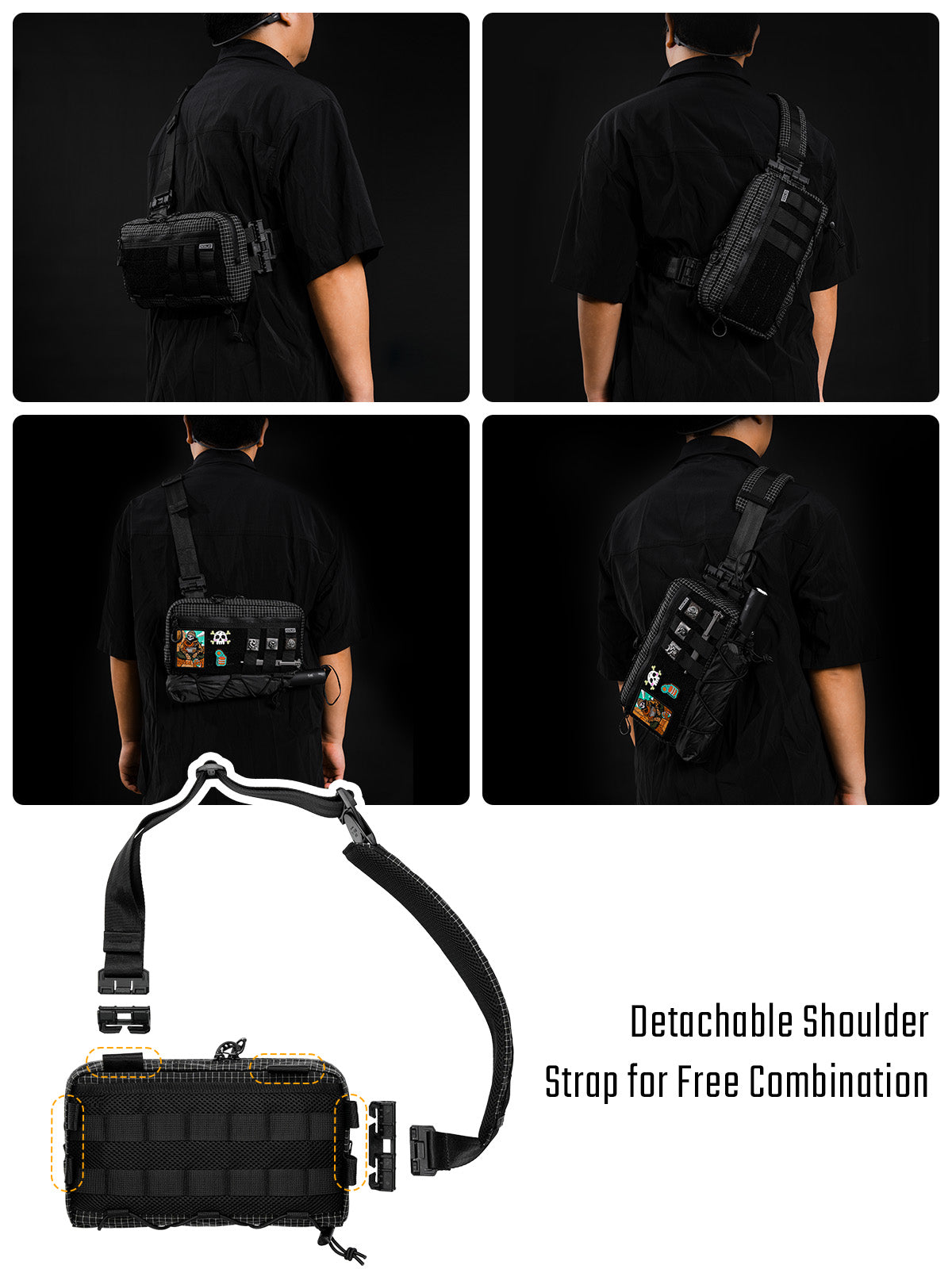 キャッシュ L3 EDC ショルダーバッグ （ブラック）