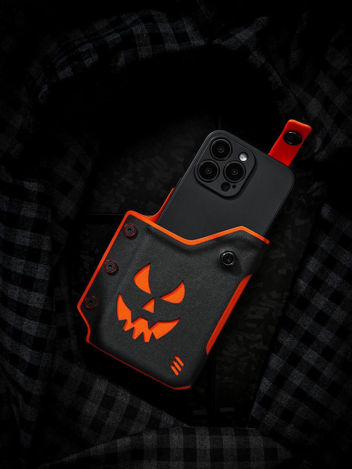Pumpkin Slash iPhone 17 Phone Sheath | Tacticalgeek
