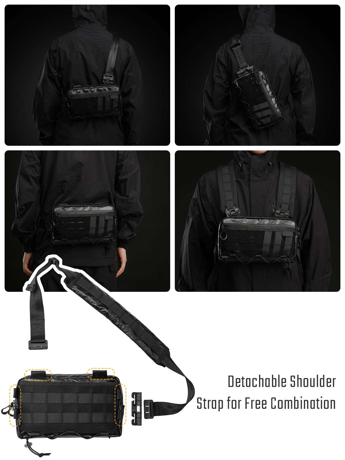 キャッシュ L3 EDC ショルダーバッグ （X-Pac ブラック）