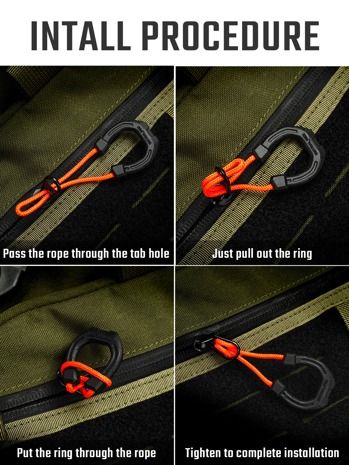 G14 Zipper Pulls（ 4 Pieces ）