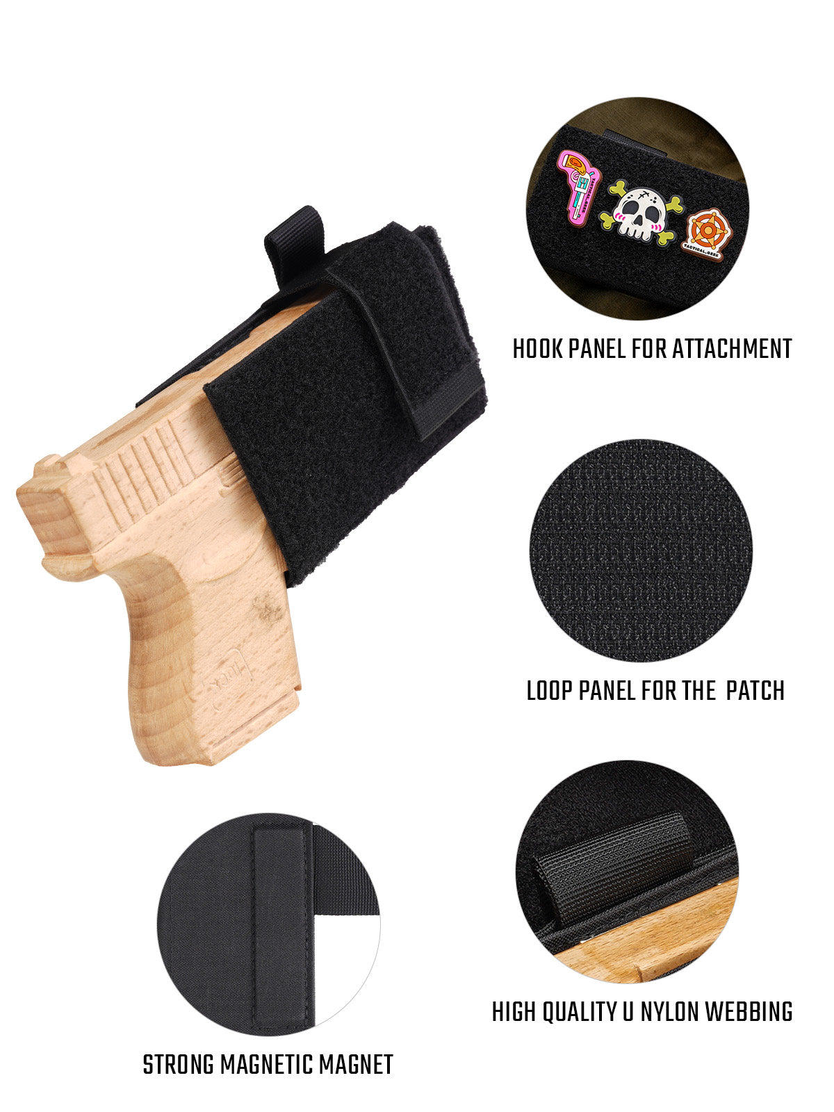 EXT18 Magnetic Tool & Card Pouch – Loop Surface
