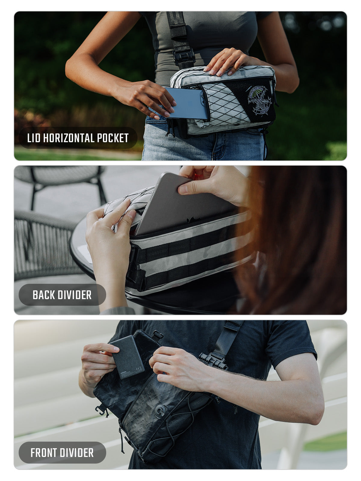 Cache L6 EDC Shoulder Bag- As Featured on Kickstarter