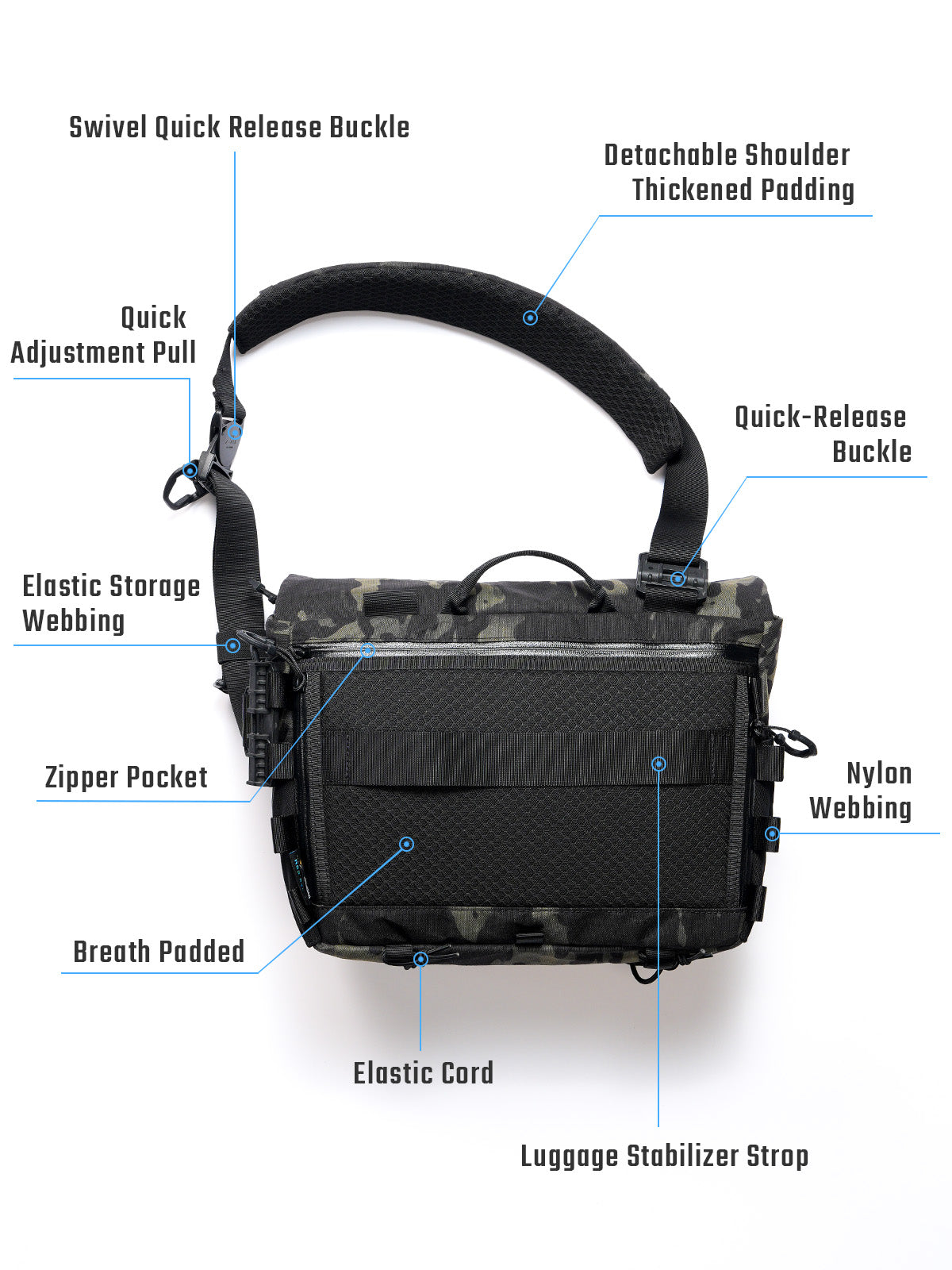 TacticalGeek Cache L7 Messenger Bag (X-PAC)