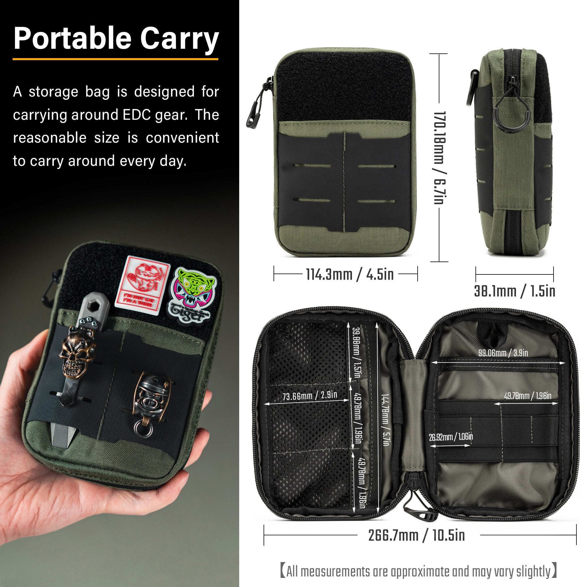 Block E 2.0 Multifunctional EDC storage pouch