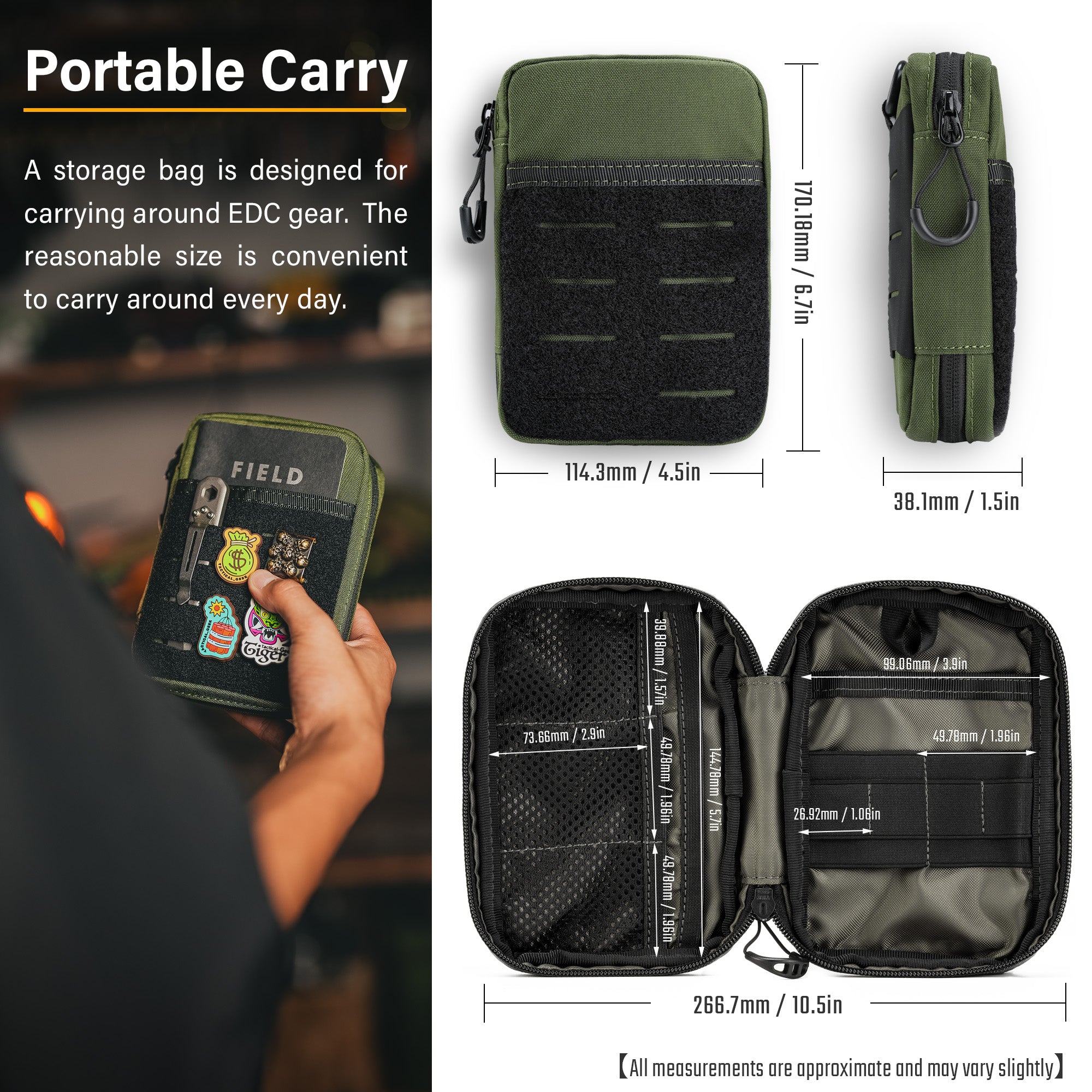 Block E3.0 Portable Tool Pouch