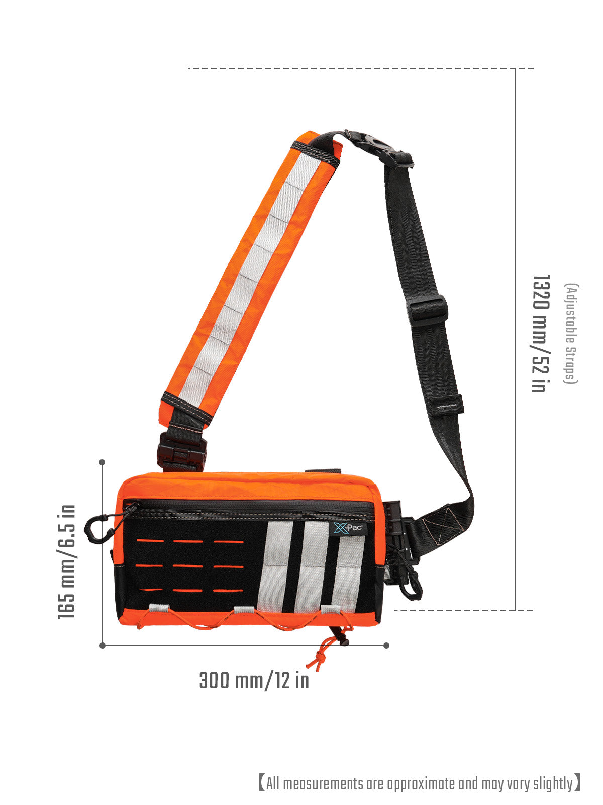 Reichuu x TacticalGeek Cache L3 EDC Shoulder Bag（X-Pac）– "Solar Flare" Limited Edition