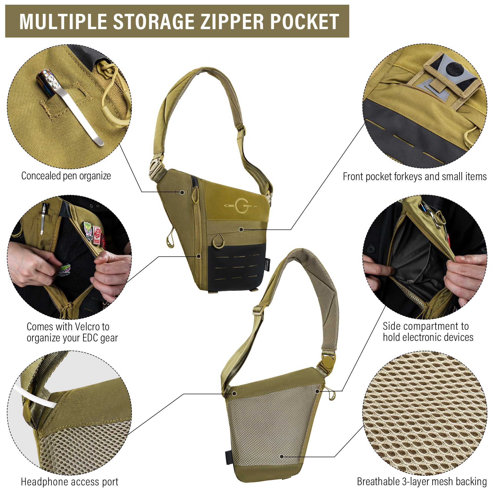 Cache L1 Concealed Carry Shoulder Bag